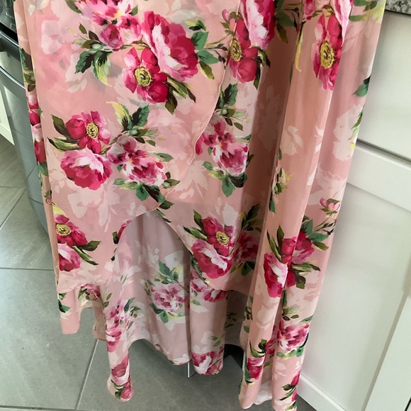 Jessica Howard Floral Pink high low Dress - Picture 3 of 8